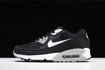 Comfortable 9173 Nike Air Max 90 Essential Black Grey White 616730-012  ABFB519