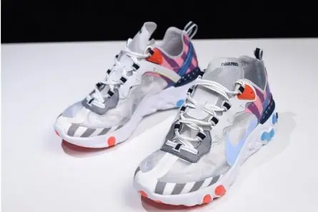 Cozy 5502 Parra x Nike React Element 87 White Multi-Color AQ3057-100 