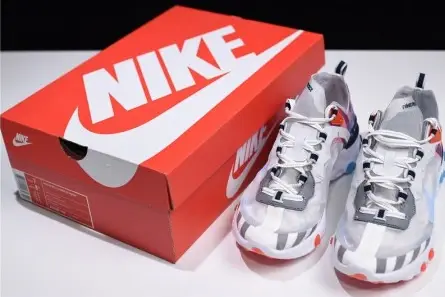 Cozy 5502 Parra x Nike React Element 87 White Multi-Color AQ3057-100 