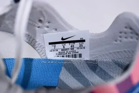 Cozy 5502 Parra x Nike React Element 87 White Multi-Color AQ3057-100 