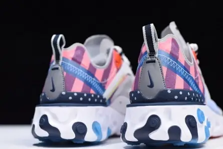 Cozy 5502 Parra x Nike React Element 87 White Multi-Color AQ3057-100 