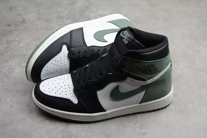 Cozy 7967 Air Jordan 1 Retro "Clay Green" 555088-135 