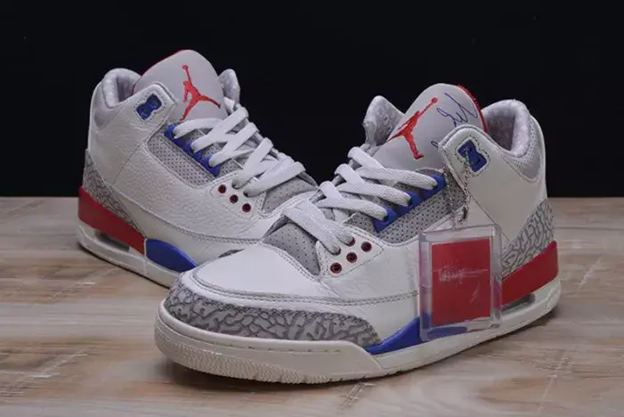 DailyWear 3229 AIR JORDAN 3 RETRO "CHARITY GAME" sail red mens 136064-140  EFDF1231
