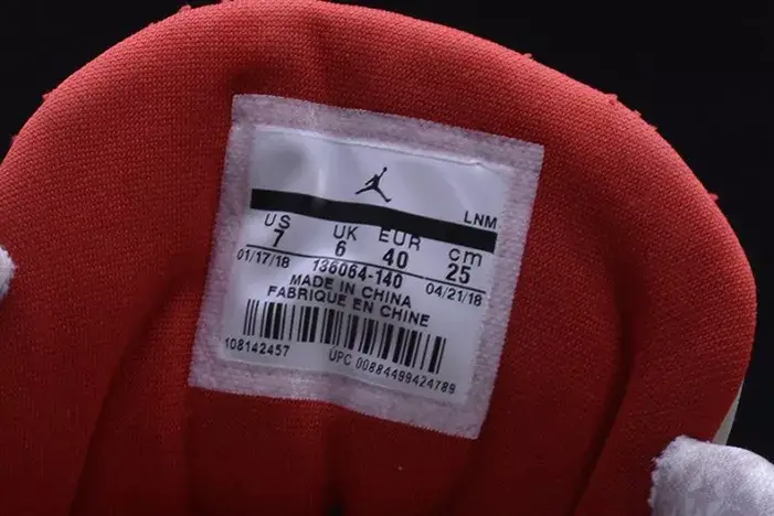 DailyWear 3229 AIR JORDAN 3 RETRO "CHARITY GAME" sail red mens 136064-140 