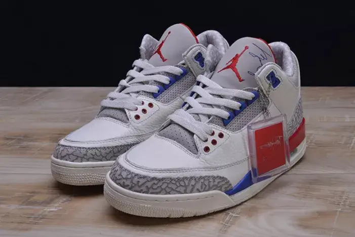DailyWear 3229 AIR JORDAN 3 RETRO "CHARITY GAME" sail red mens 136064-140 