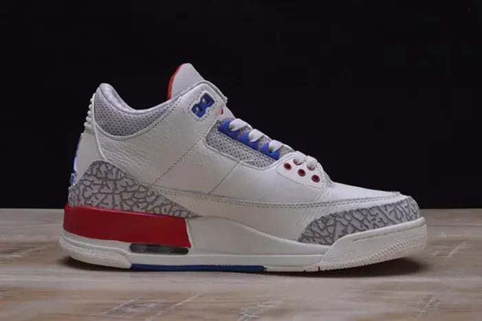 DailyWear 3229 AIR JORDAN 3 RETRO "CHARITY GAME" sail red mens 136064-140 