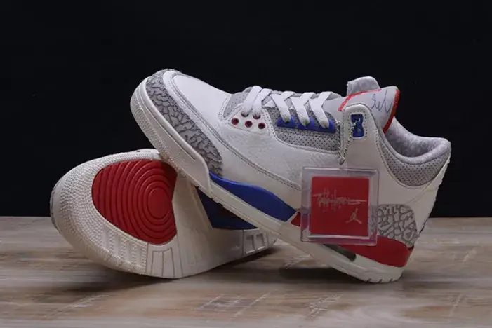 DailyWear 3229 AIR JORDAN 3 RETRO "CHARITY GAME" sail red mens 136064-140 