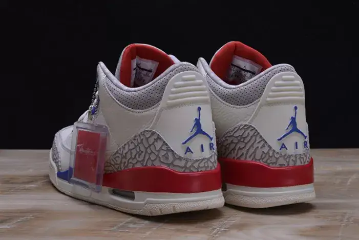DailyWear 3229 AIR JORDAN 3 RETRO "CHARITY GAME" sail red mens 136064-140 