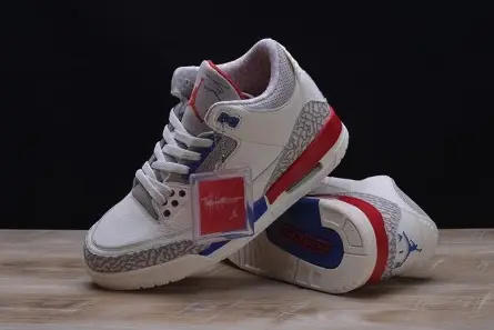 DailyWear 3229 AIR JORDAN 3 RETRO "CHARITY GAME" sail red mens 136064-140 