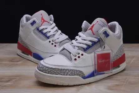 DailyWear 3229 AIR JORDAN 3 RETRO "CHARITY GAME" sail red mens 136064-140 