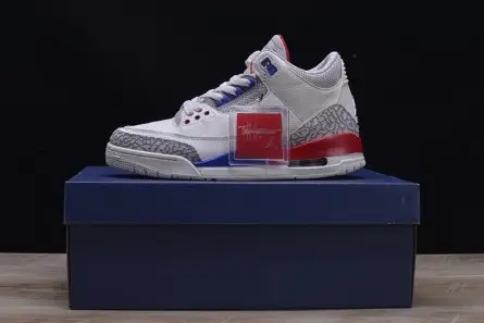 DailyWear 3229 AIR JORDAN 3 RETRO "CHARITY GAME" sail red mens 136064-140 