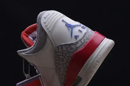 DailyWear 3229 AIR JORDAN 3 RETRO "CHARITY GAME" sail red mens 136064-140 