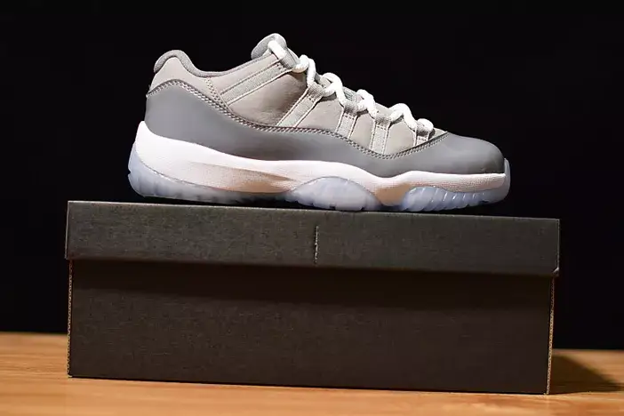 Durable 3174 Air Jordan 11 Low Cool Grey 528895-003 
