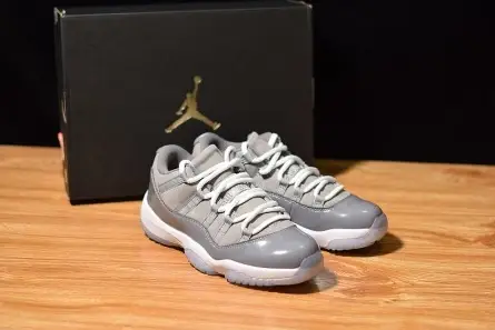 Durable 3174 Air Jordan 11 Low Cool Grey 528895-003 