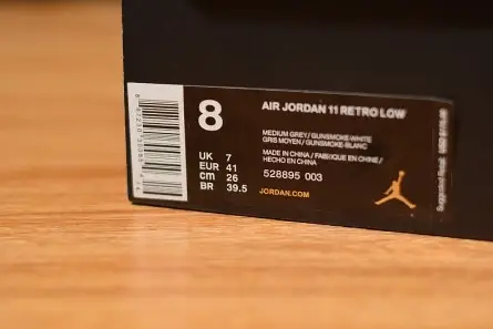 Durable 3174 Air Jordan 11 Low Cool Grey 528895-003 