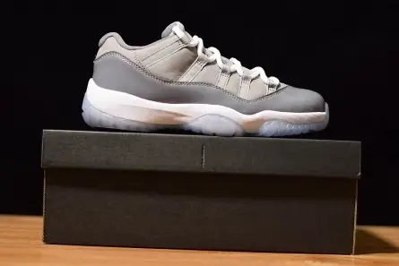 Durable 3174 Air Jordan 11 Low Cool Grey 528895-003 