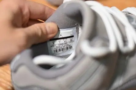 Durable 3174 Air Jordan 11 Low Cool Grey 528895-003 