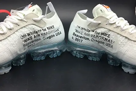 Durable 3234 Off-White Nike Air VaporMax 2018 White AA3831-100 