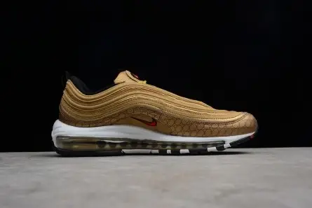 Durable 3276 NIKE AIR MAX 97 OG QS "2017 RELEASE" metallic gold 884421-700 