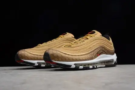 Durable 3276 NIKE AIR MAX 97 OG QS "2017 RELEASE" metallic gold 884421-700 