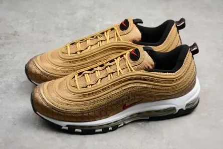Durable 3276 NIKE AIR MAX 97 OG QS "2017 RELEASE" metallic gold 884421-700 