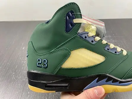 Durable 5128 Air Jordan 5 "Navy Green” FZ5758-003 