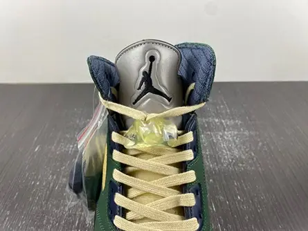 Durable 5128 Air Jordan 5 "Navy Green” FZ5758-003 