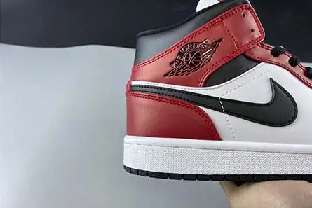 Durable 6464 Air Jordan 1 Mid Chicago 554724-069 