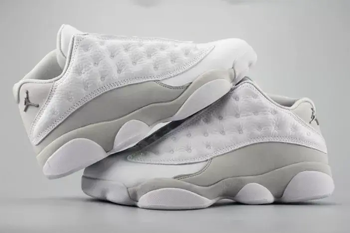 Durable 9097 Jordan 13 Retro Low Pure Platinum 310810-100 