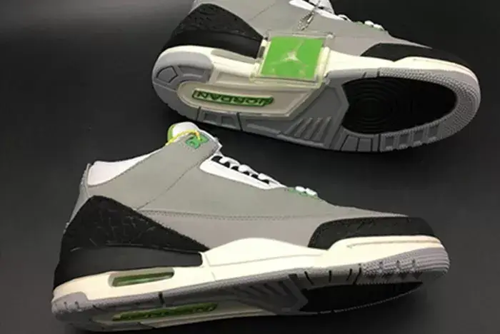 Efficient 2927 Air Jordan 3 Chlorophyll Tinker 136064-006 