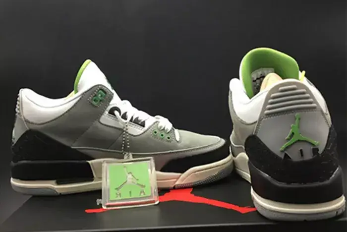 Efficient 2927 Air Jordan 3 Chlorophyll Tinker 136064-006 