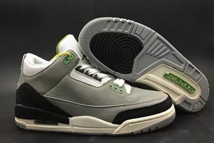 Efficient 2927 Air Jordan 3 Chlorophyll Tinker 136064-006 
