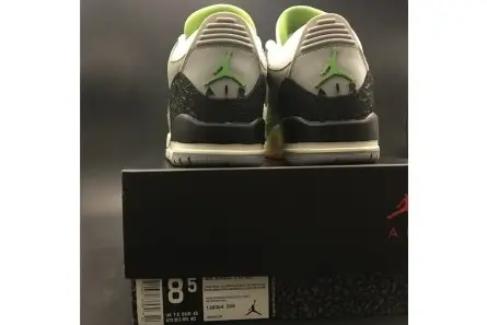 Efficient 2927 Air Jordan 3 Chlorophyll Tinker 136064-006 