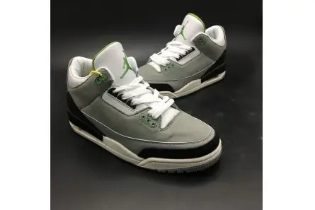 Efficient 2927 Air Jordan 3 Chlorophyll Tinker 136064-006 