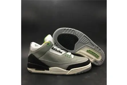 Efficient 2927 Air Jordan 3 Chlorophyll Tinker 136064-006 