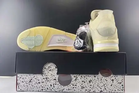 Efficient 5606 Off-White x Air Jordan 4 “Sail”- CV9388-100 