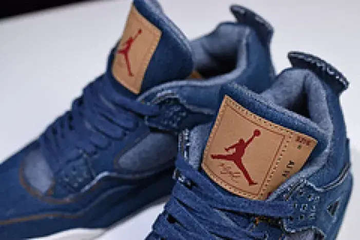 Efficient 8782 Levi's x Nike  Air Jordan 4 Denim AO2571-401 