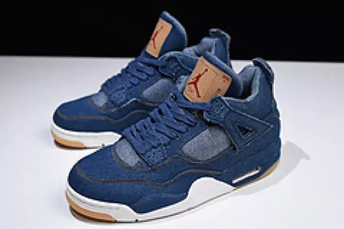 Efficient 8782 Levi's x Nike  Air Jordan 4 Denim AO2571-401 