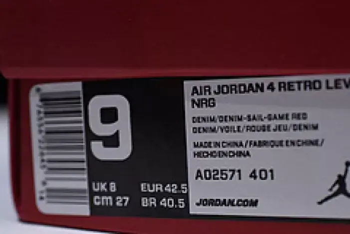Efficient 8782 Levi's x Nike  Air Jordan 4 Denim AO2571-401 