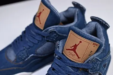 Efficient 8782 Levi's x Nike  Air Jordan 4 Denim AO2571-401 