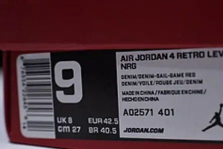Efficient 8782 Levi's x Nike  Air Jordan 4 Denim AO2571-401 