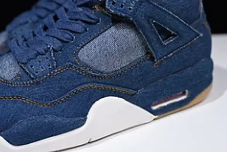 Efficient 8782 Levi's x Nike  Air Jordan 4 Denim AO2571-401 