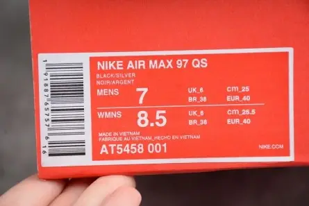 Efficient 9024 Air Max 97 Silver Black - AT5458-001 