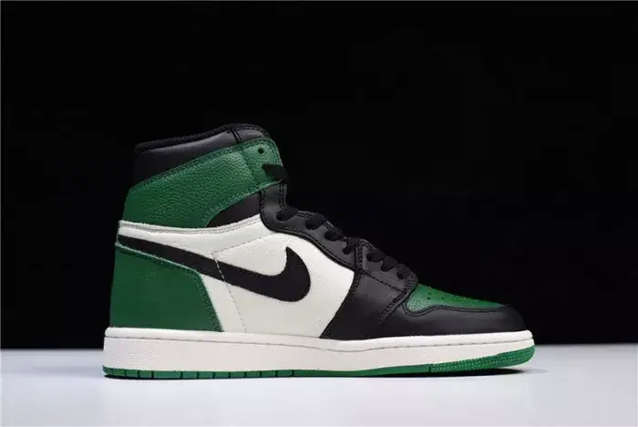 Elegant 1167 Air Jordan 1 High OG NRG Pine Green Sail-Black 555088-302 