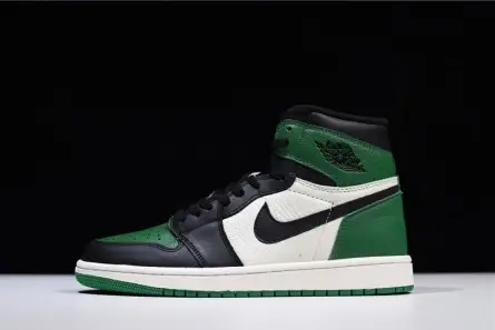 Elegant 1167 Air Jordan 1 High OG NRG Pine Green Sail-Black 555088-302 