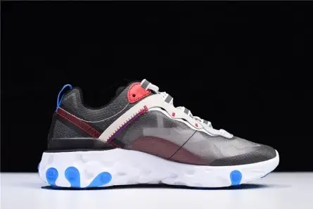 Elegant 1908 Nike React Element 87 Dark Grey AQ1090-003 