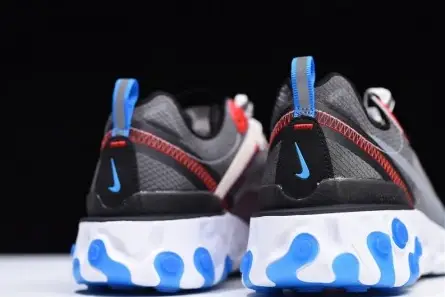 Elegant 1908 Nike React Element 87 Dark Grey AQ1090-003 