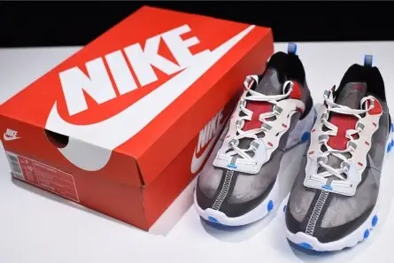 Elegant 1908 Nike React Element 87 Dark Grey AQ1090-003 