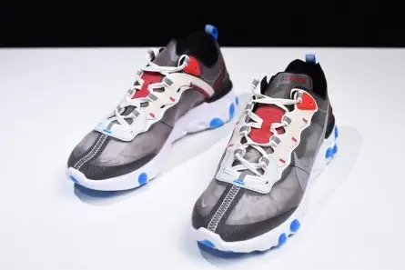 Elegant 1908 Nike React Element 87 Dark Grey AQ1090-003 