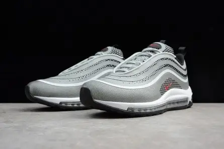 Elegant 4636 NIKE AIR MAX 97 ULTRA 17 SILVER RED 918356-003 